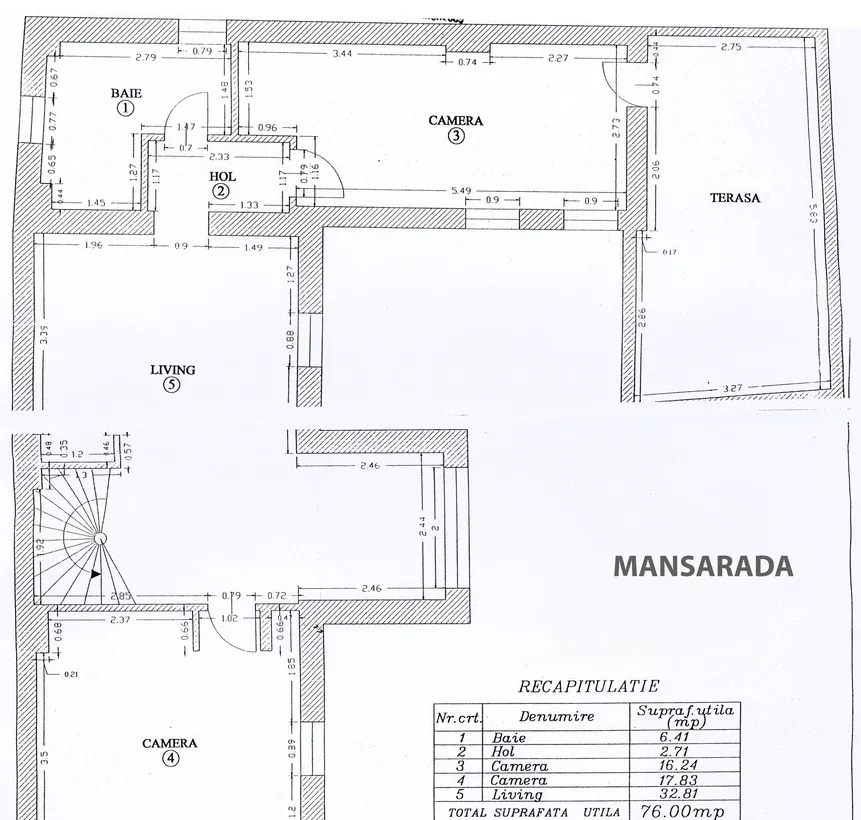 Calarasi Hala Traian vila interbelica solida P M cu 2 terase si beci