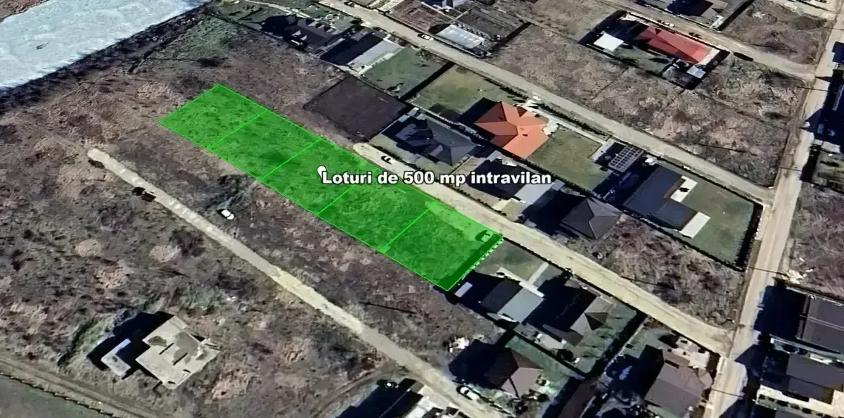 Ostratu loturi intravilane 600 mp langa malul lacului