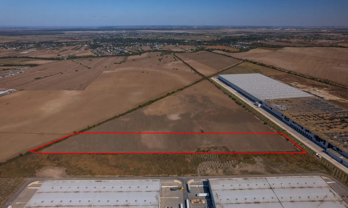 Giurgiu Teren industrial de vanzare Autostrada A1 Bucuresti Pitesti km 23