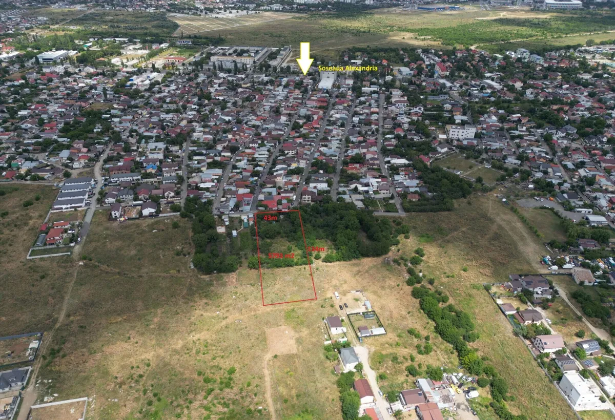 Drumul Movila sector 5 teren pentru dezvoltare imobiliara 5 793 mp