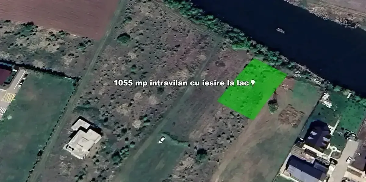 Corbeanca Teren Intravilan 1055 mp pe Malul Lacului in Ostratu