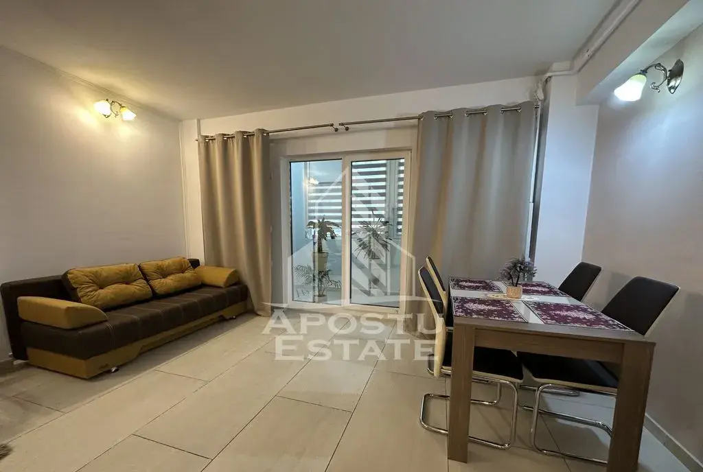 Apartament cu o camera mobilat si utilat la parter in Gir