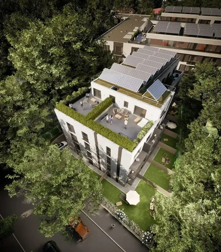 Mosilor garsoniera cu gradina