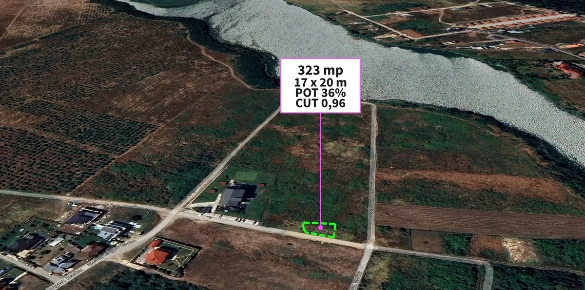 Mogosoaia teren intravilan 323 mp cu puz aprobat P 2 M