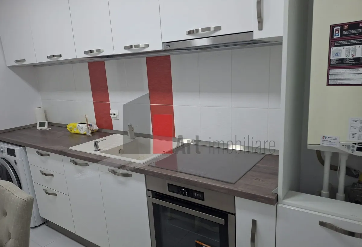 Apartament cu doua camere 1 Decembrie Nicolae Teclu cu centrala loc de parcare