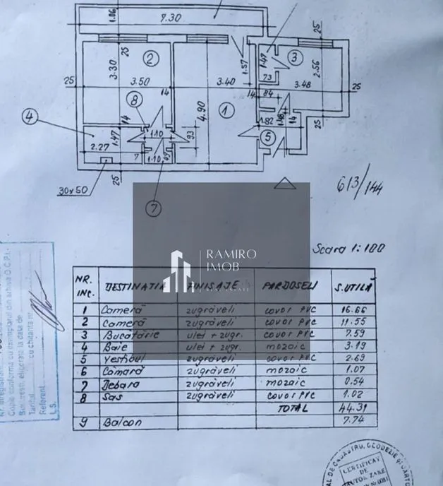 Apartament 2 camere Soseaua Giurgiului / Centrala proprie