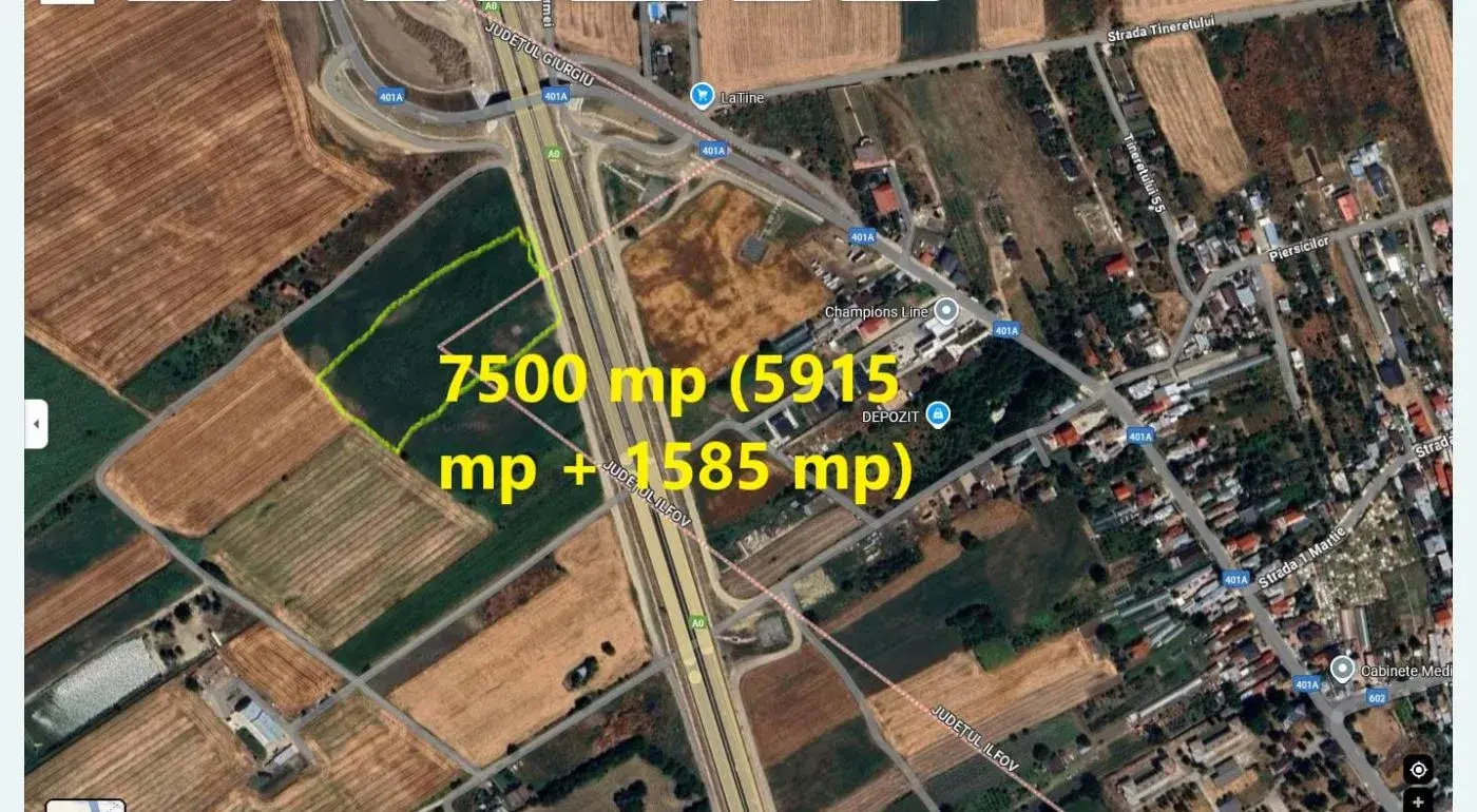 Proprietar oportunitate de investitie A0 Teren 7500 mp