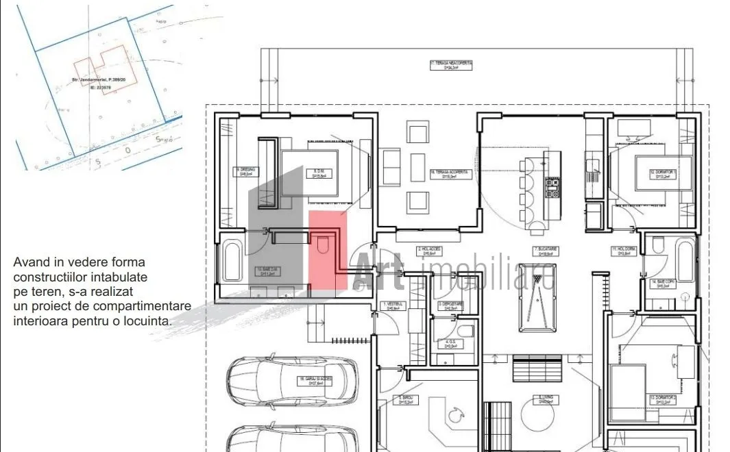 Baneasa Jandarmeriei teren padure