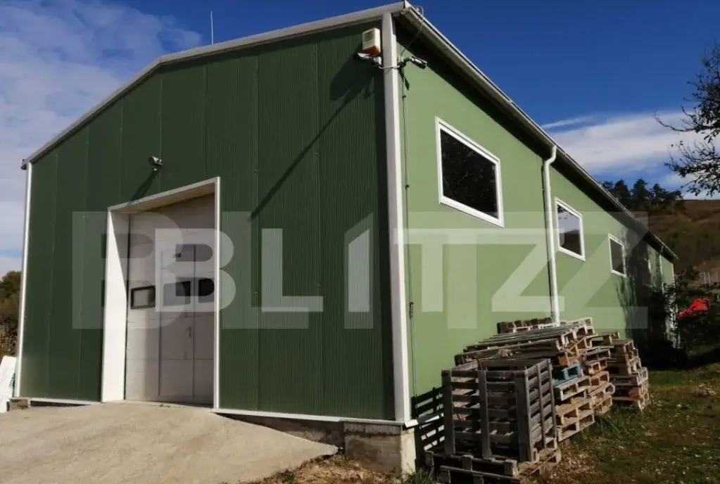 Hala industriala 210 mp utili 4100 mp teren zona Bontida