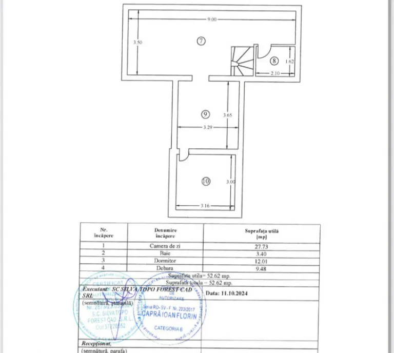 Apartament 4 camere 100 mp decomandat cartier Burdujeni