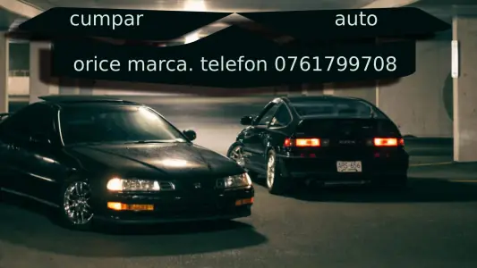 Cumpăr autoturisme orice marcă și în orice stare