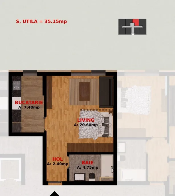 Garsoniere si apartamente 2 camere La 1 5 km de Bucuresti Tva Inclus
