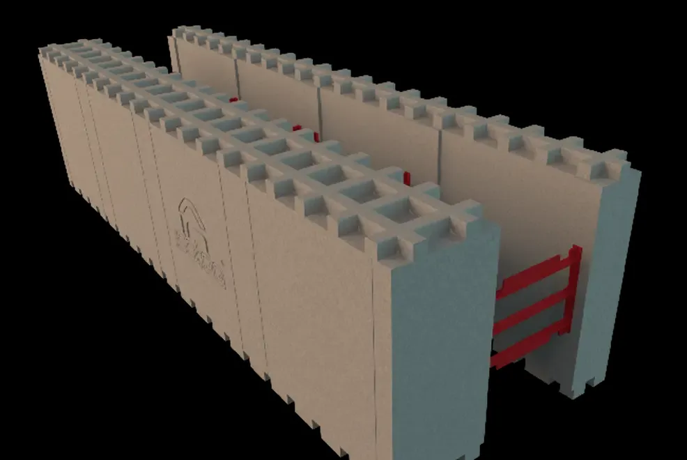 Cofraje termoizolante gen AMVIC