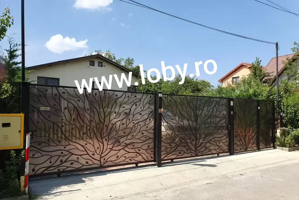 Porti si garduri fier forjat AMPRENTAT