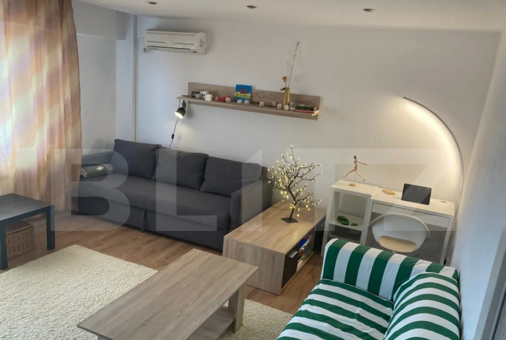 Garsoniera moderna 37 mp in bloc solid zona linistit