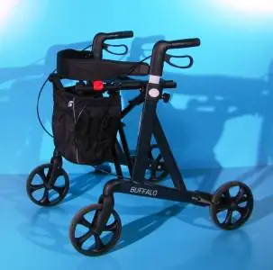 Cadru de mers cu roti din aluminiu