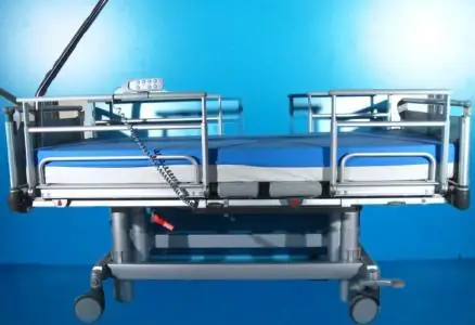 Pat electric spital pentru ingrijire pacienti cu patru sectiuni Volker