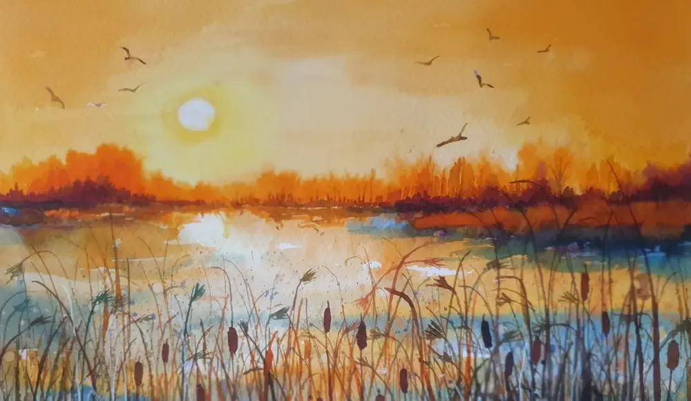 Picturi mici cu peisaje