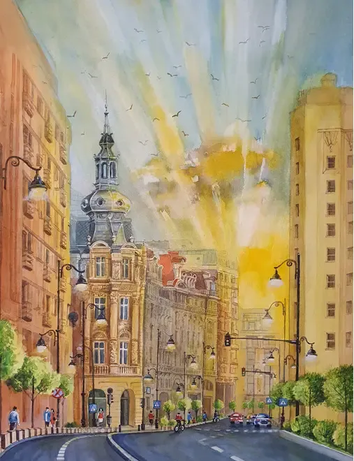 Tablouri picturi cu Bucurestiul