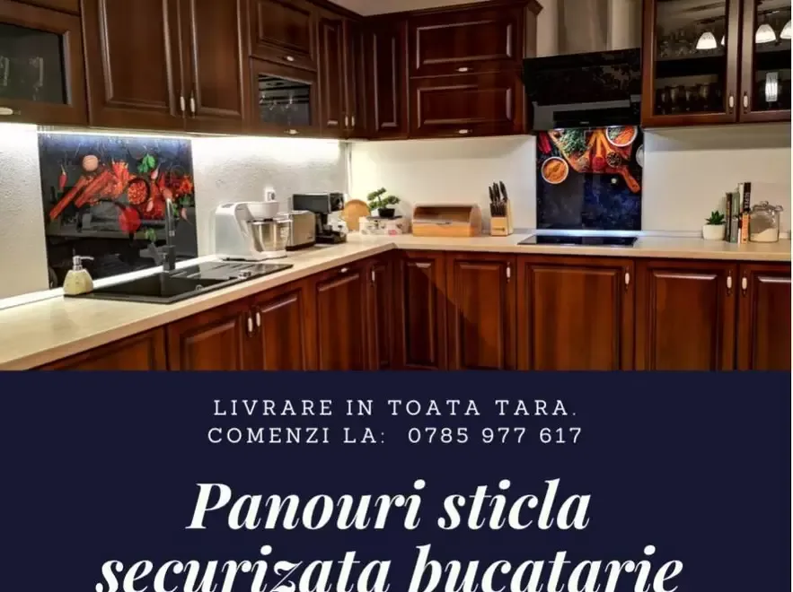 Producator sticla bucatarie sticla printata