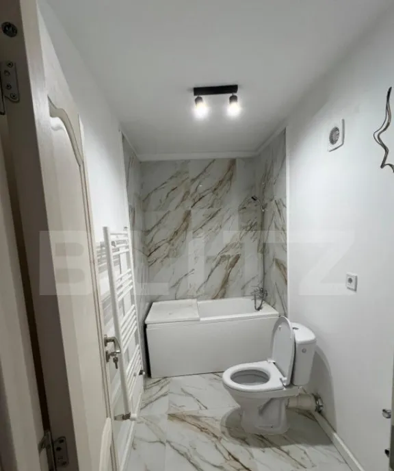 Apartament finisat cu panorama la etaj superior cu cf