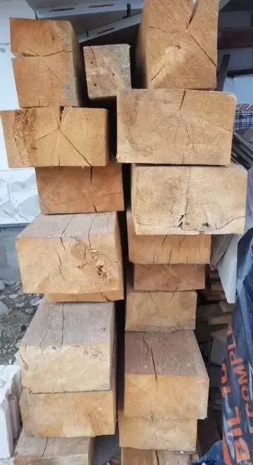 Vand bucati grinzi lemn uscate natural