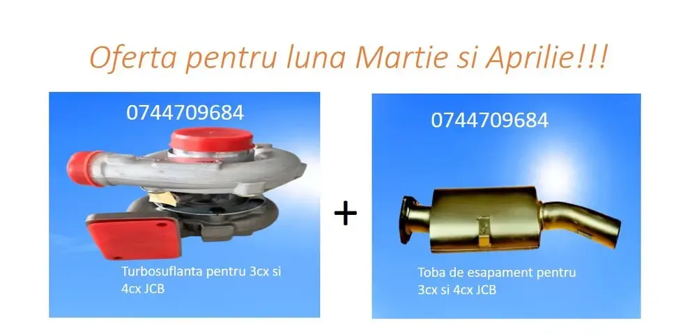 Turbosuflanta 3cx si 4cx jcb Toba