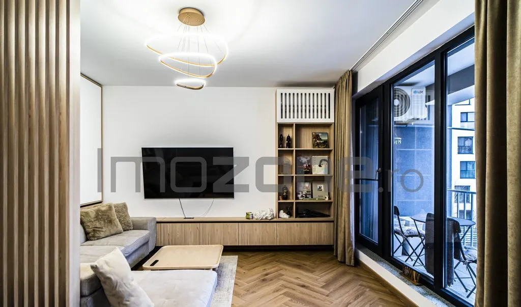 Plaza Mall 2 camere decomandat 60 mp etaj 2 mobilat