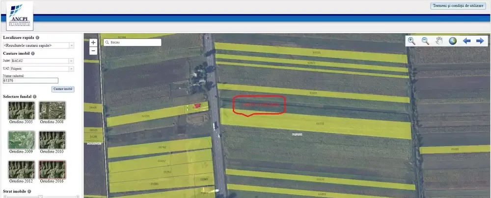 Ofer spre inchiriere 13500 mp teren la E85