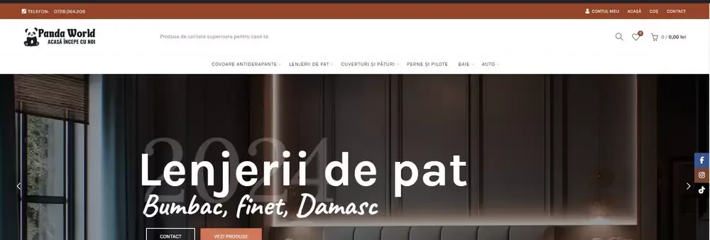 PANDA WORLD -Produse de calitate pentru casa ta