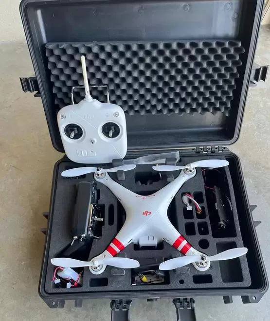 Drona DJI Phantom 1 Radiocomanda Futaba T8J