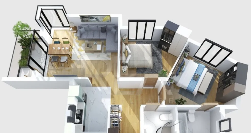 3 camere Ultracentral Mosilor la 8 min Metrou Obor