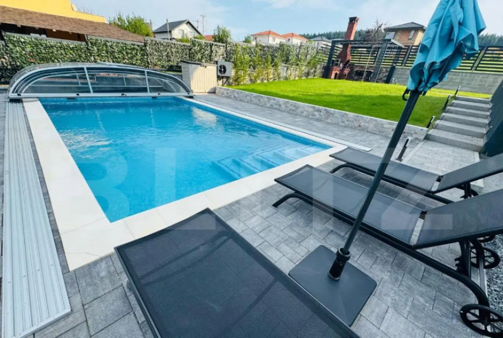 Vila premium cu piscina si spa 350mp 760mp teren Chinteni