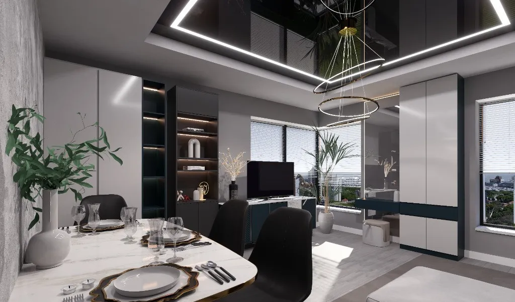 Studio oba lake mamaia nord loc parcare inclus proiect finalizat