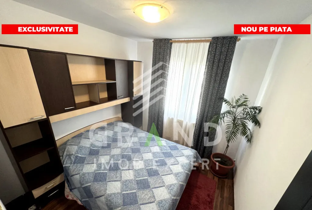 4 camere Bloc izolat Centrala proprie Manastur -