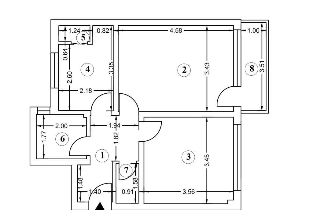 Apartament 2 camere Sector 4 Etaj 2 anvelopat Giurgiului