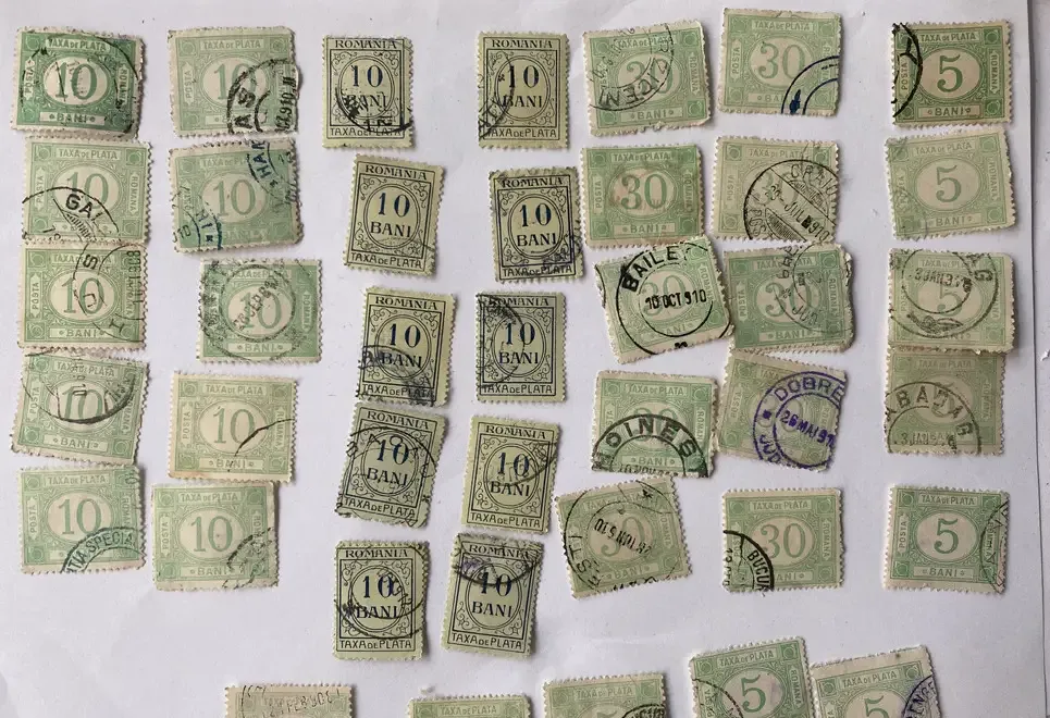 timbre romanesti perioada 1910-1930