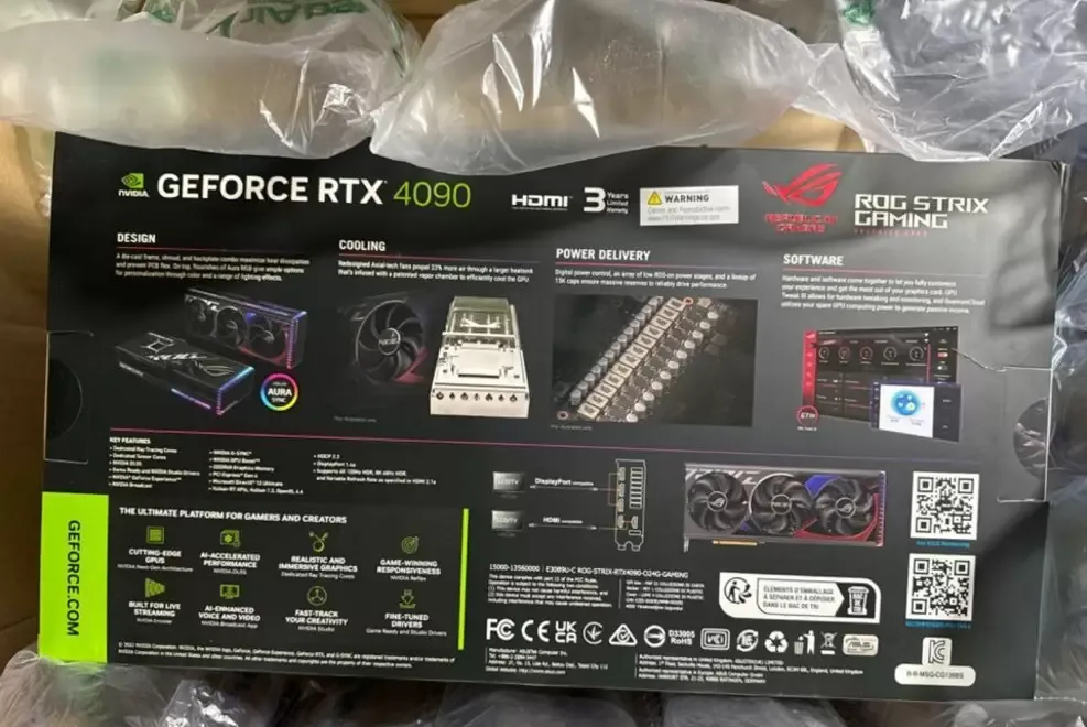 De vanzare ASUS ROG Strix GeForce RTX 4090 OC 24gb