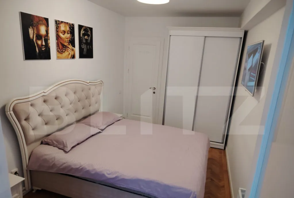 Apartament 2 camere cu curte complet renovat mobilat -