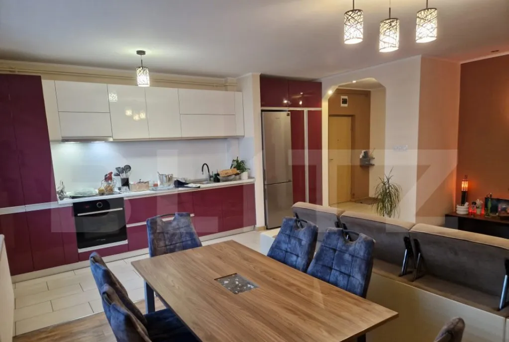 Apartament modern cu 3 camere 2 bai 85 mp 2 parcari zo