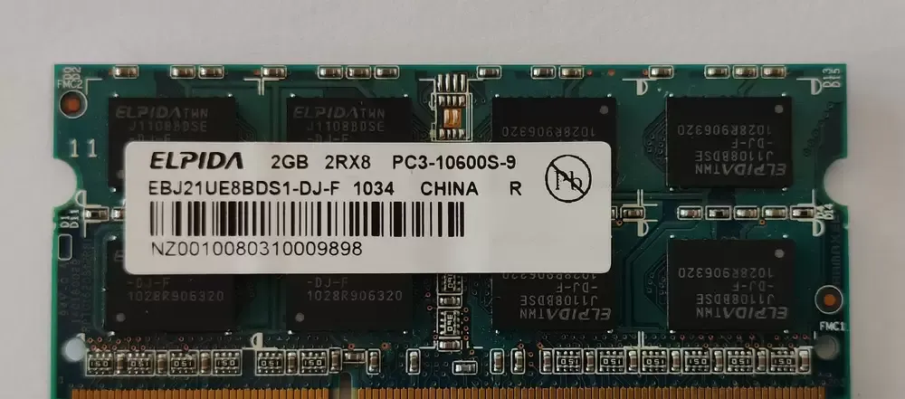 Ram DDR3 2GB Elpida pentru laptop