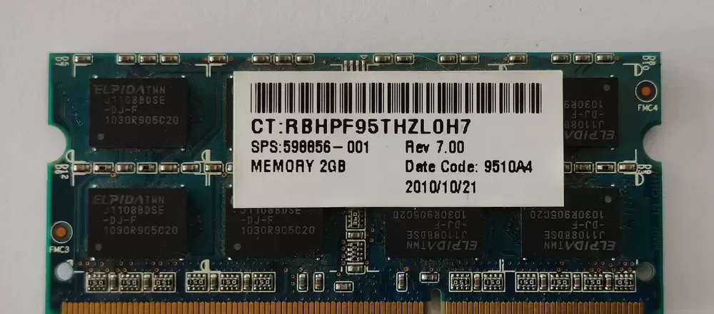 Ram DDR3 2GB Elpida pentru laptop