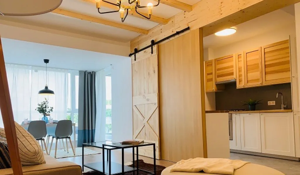 Apartament 3 camere 83 mp util Lacul Straulesti Mall Colosseum /Sect 1