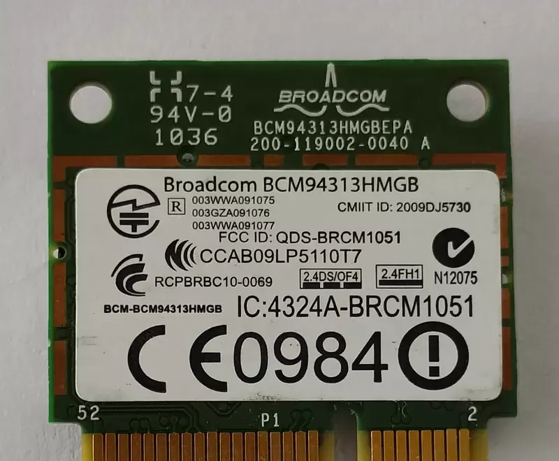 Placa de retea WiFi BT BCM94313HMGB pentru laptop