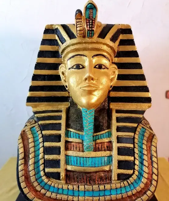 sculptura bust Tutankamon obiect decorativ
