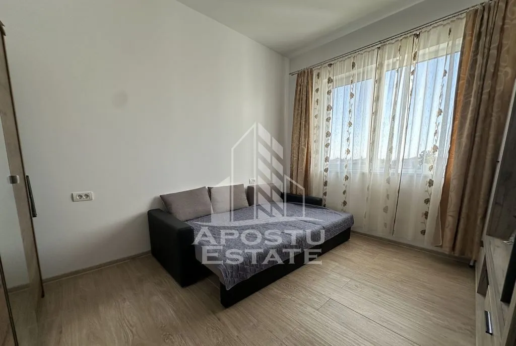 Apartament cu 2 camere mobilat si utilat la etaj interme