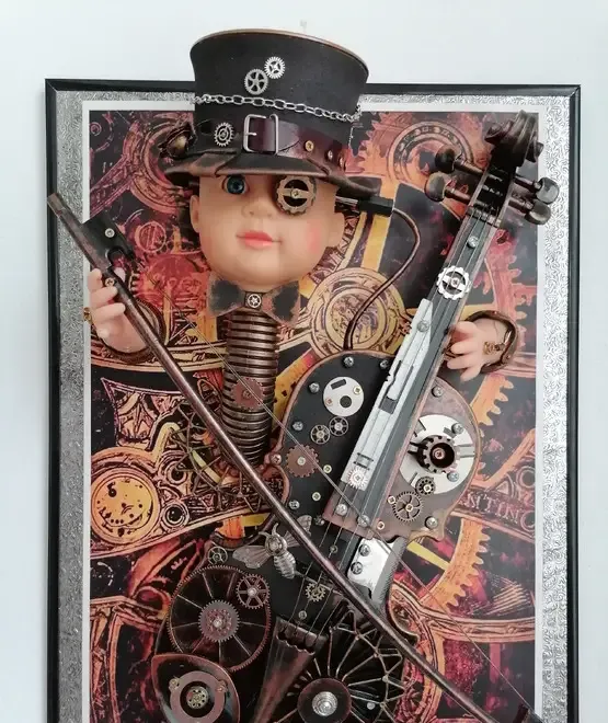 vioara steampunk cadou inedit