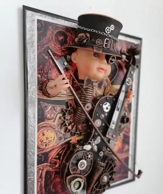 vioara steampunk cadou inedit