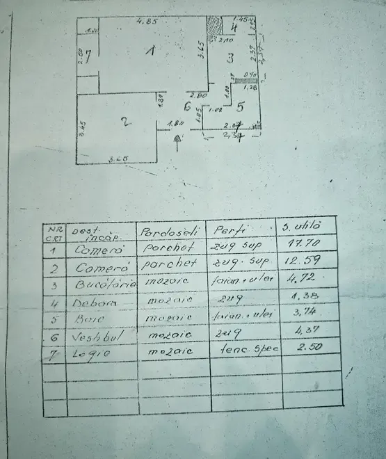 Vand apartament 2 camere decomandate et 2/3