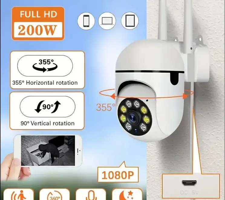 Camera Supraveghere Wifi Teruhal TC55 Exterior Interior